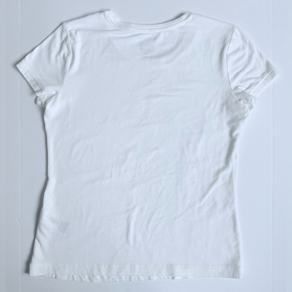Banana Republic Factory Timeless Crew Neck Short Sleeve T Shirt White Size S - Picture 3 of 7